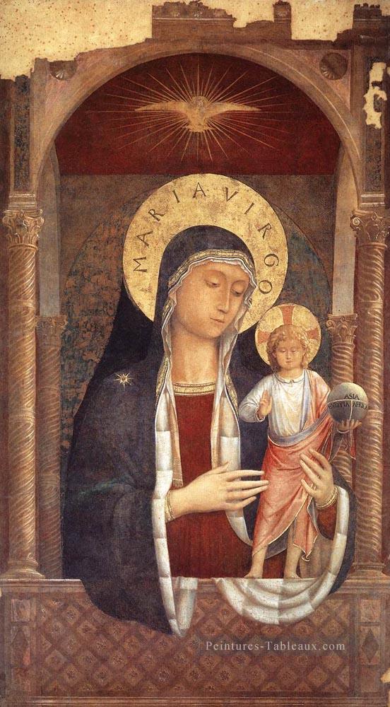 Vierge à l’Enfant Bénédiction Benozzo Gozzoli Peintures à l'huile